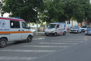në pjesën e motorit të