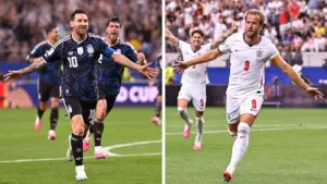 Anglia — Argjentina  si ta ndiqni gjysmëfinalen e Kupës së Botës  15 korrik  Atlanta 