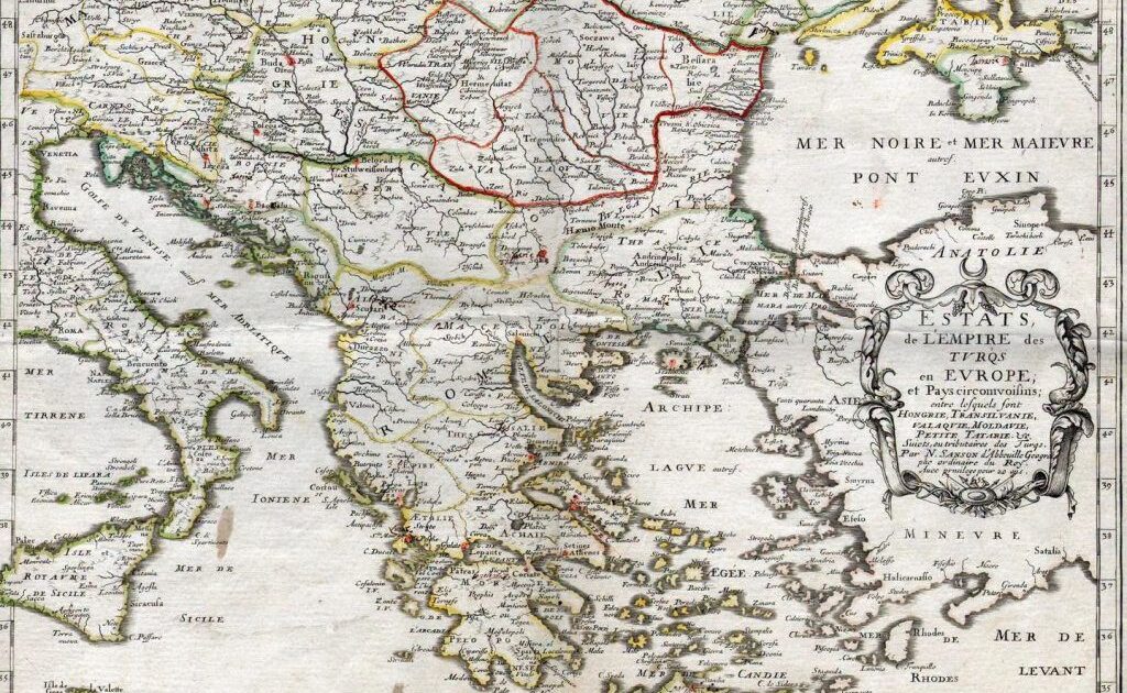 harta e vitit 1655