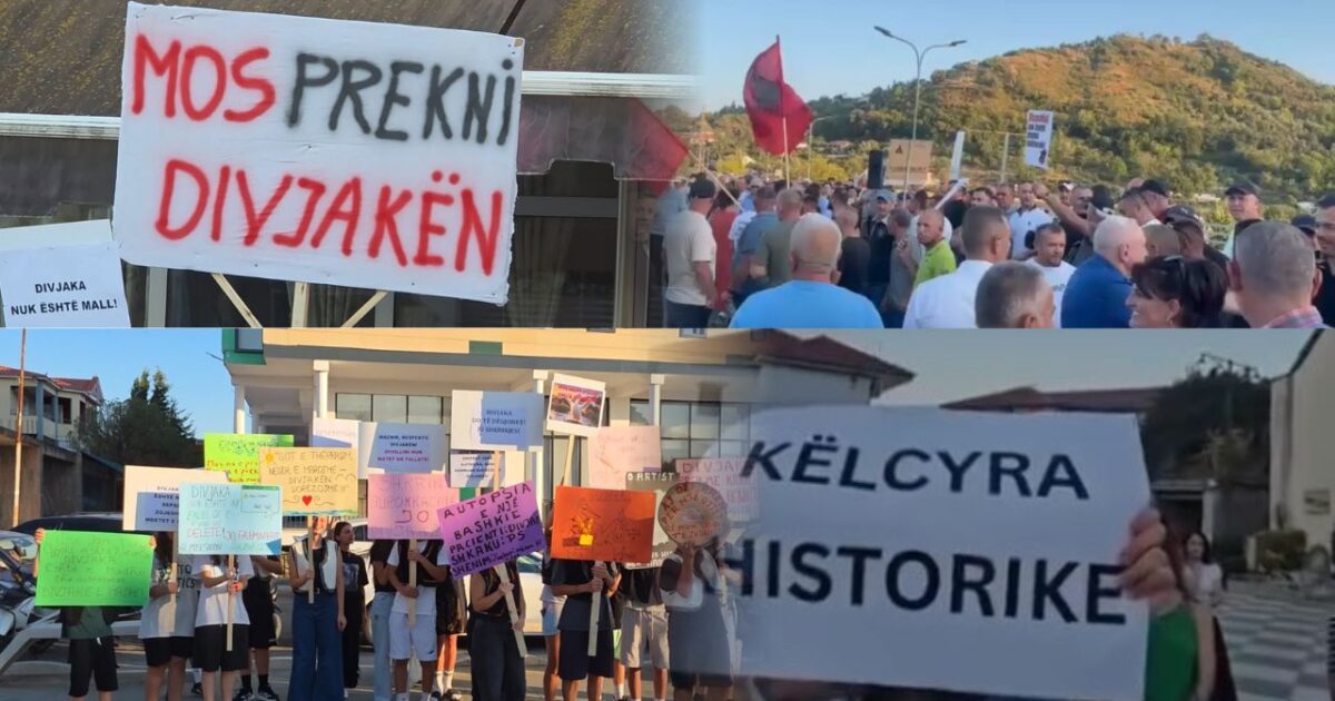 Reforma Territoriale, Protesta nga Divjaka në