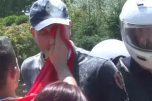 nga protesta e djeshme para