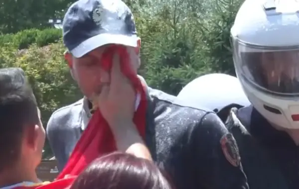 nga protesta e djeshme para