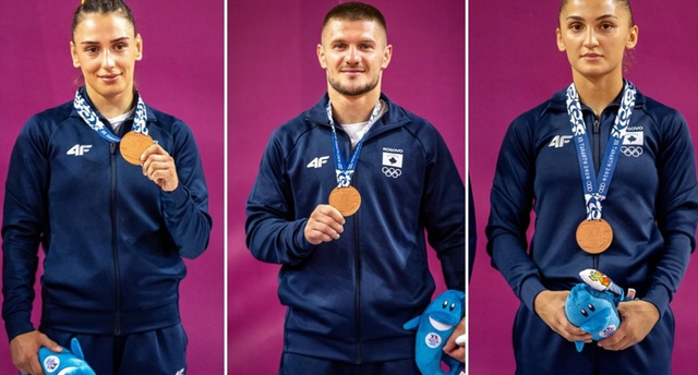 tri medalje të bronzta