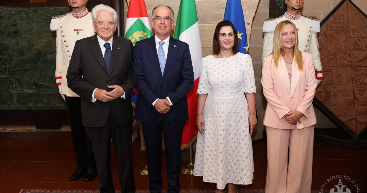 Begaj në Itali, pritet nga Mattarella