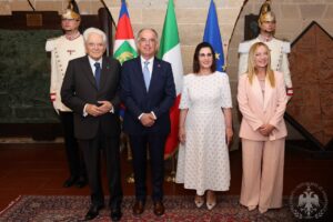 Begaj në Itali, pritet nga Mattarella