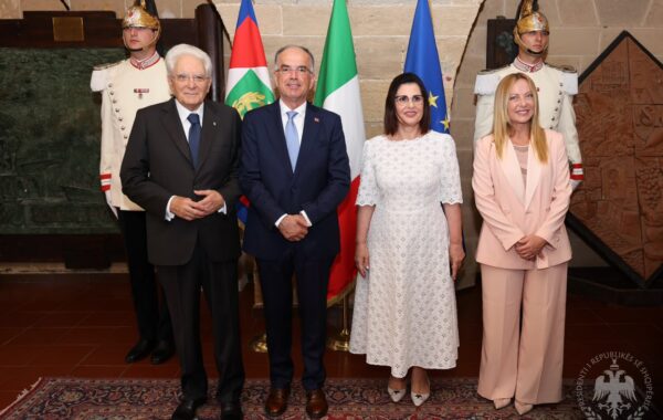 Begaj në Itali, pritet nga Mattarella
