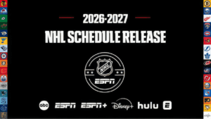 ESPN zbulon programin televiziv kombëtar për sezonin e hokejit 2026 27