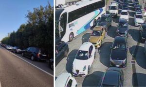 ZAGREB   Mijëra udhëtarë përballen me 10 orë pritje në kufirin kroato malazez