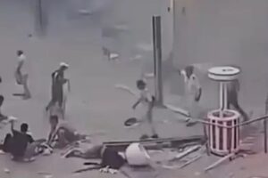 në një qendër tregtare