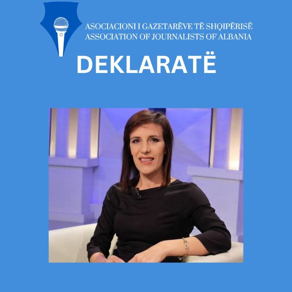 AGSH reagon pas deklaratave të Vlora Hysenit në drejtim të gazetares Klodiana Lala