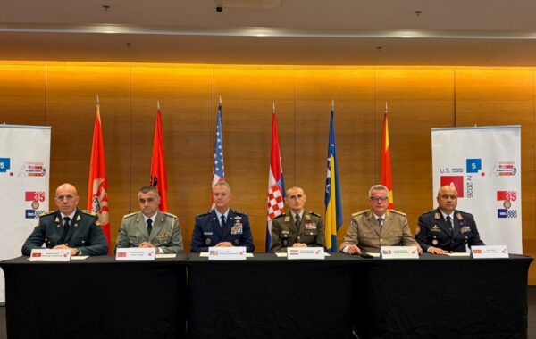 Shefi i Shtabit të Përgjithshëm të Ushtrisë së Malit të Zi, Miodrag Vuksanović, në konferencën e shefave të shtabeve të Kartës Amerikano-Adriatike (A-5) në Zadar