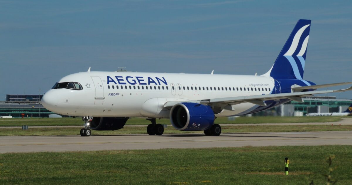 Avion i Aegean Airlines (Foto: Wikimedia Commons, CC BY 2.0)