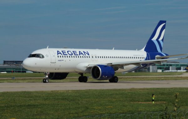 Avion i Aegean Airlines (Foto: Wikimedia Commons, CC BY 2.0)