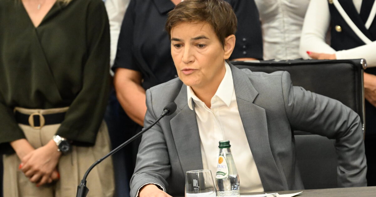 Ana Brnabić, kryetare e Kuvendit Popullor të Serbisë