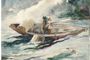 Maine Fisherman (Peshkatari i Maine-it), 1936, Andrew Wyeth