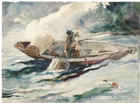 Maine Fisherman (Peshkatari i Maine-it), 1936, Andrew Wyeth
