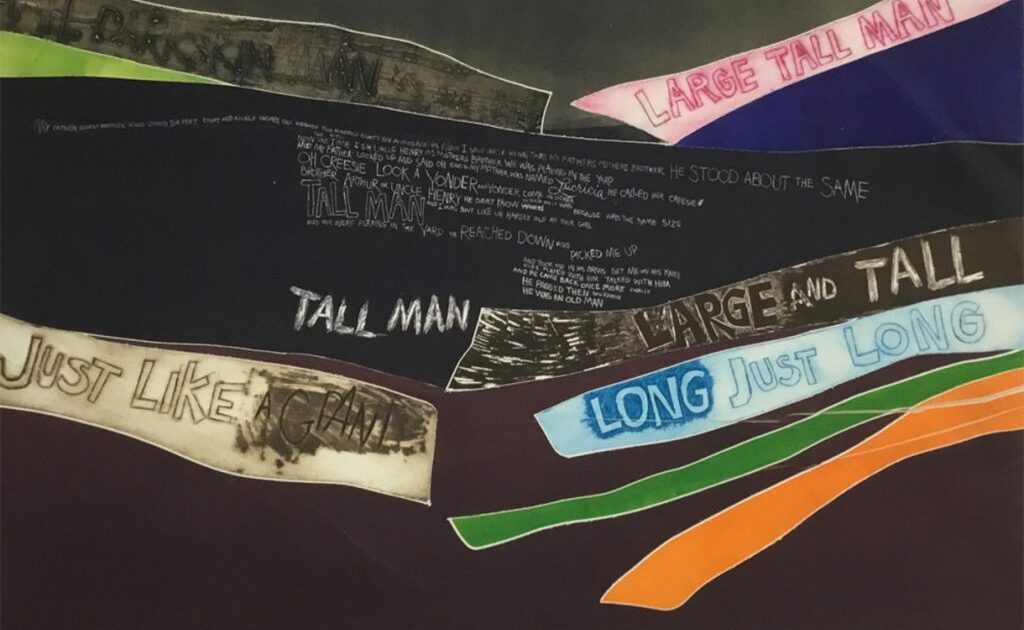 Tall Man Just Long and Tall, intaglio, 1971, nga Ben Wigfall