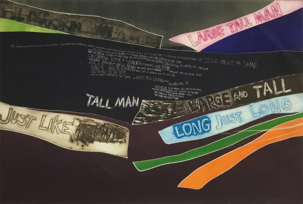 Tall Man Just Long and Tall, intaglio, 1971, nga Ben Wigfall