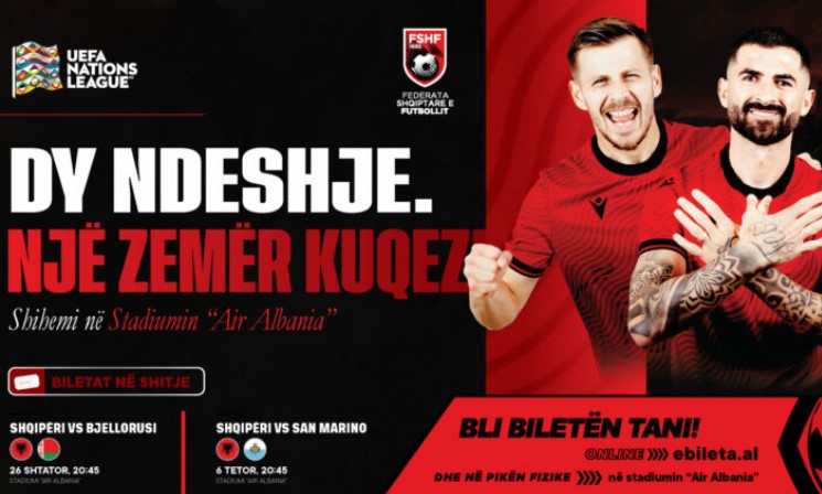 Biletat për dy ndeshjet e