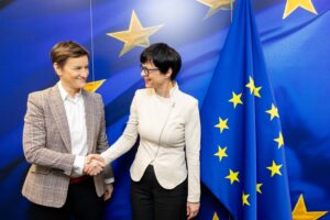 Ana Brnabiç me komisioneren evropiane Marta Kos