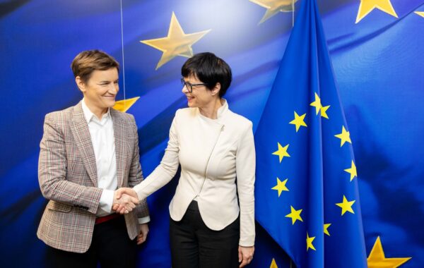 Ana Brnabiç me komisioneren evropiane Marta Kos