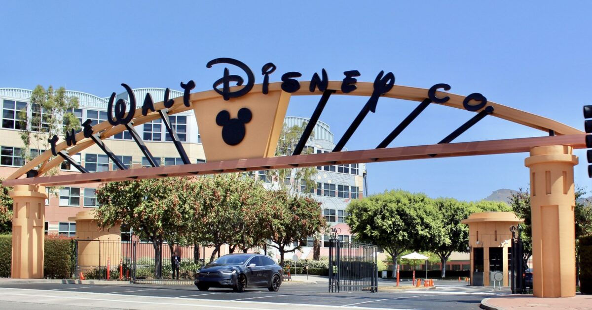 Hyrja e studiove Walt Disney në Burbank, Kaliforni