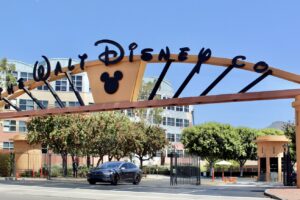 Hyrja e studiove Walt Disney në Burbank, Kaliforni