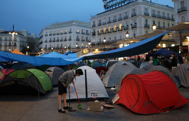 Protestat në Madrid hyjnë në ditën e tretë pas dëbimit të pensionistes