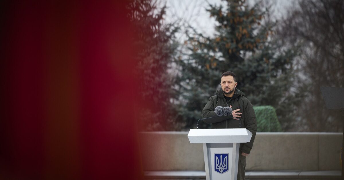 Volodymyr Zelensky në Ditën e Forcave të Armatosura të Ukrainës