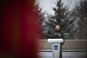 Volodymyr Zelensky në Ditën e Forcave të Armatosura të Ukrainës
