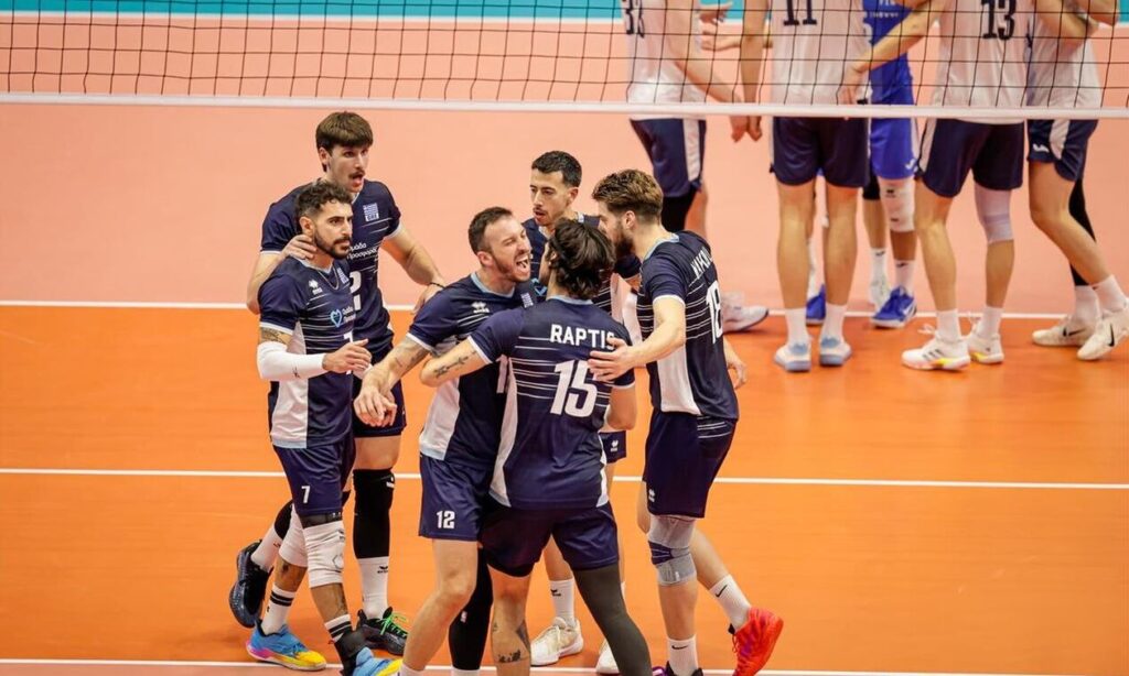 EuroVolley  Greqia eliminohet në 1 16 at  mposhtet 3 2 nga Finlanda pas taj brekut dramatik