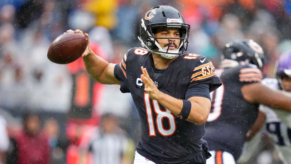Një quarterback i Bears  Caleb Williams  lëndohet në pjesën e pasme të kofshës në humbjen ndaj Vikings