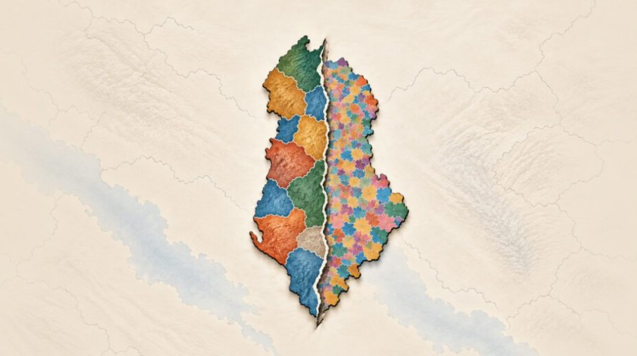 Historia e ndarjes territoriale  që nga Pavarësia