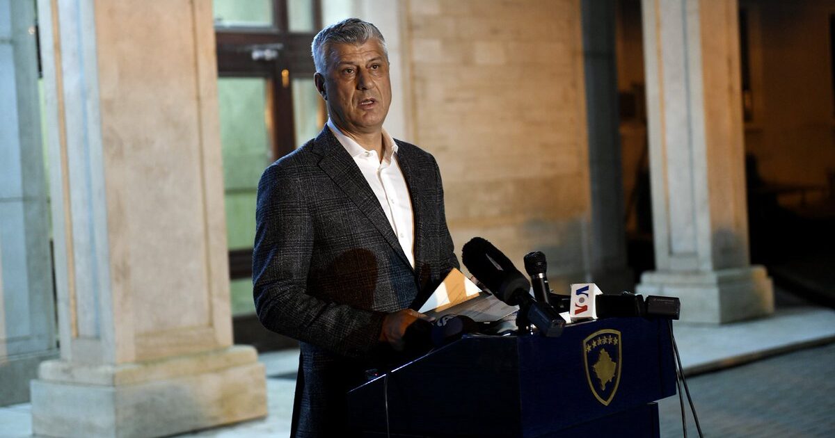 Hashim Thaçi, 2020
