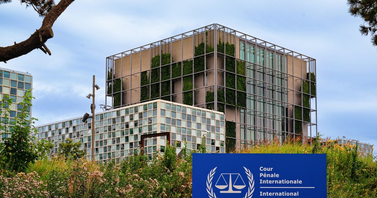 Ndërtesa e Gjykatës Penale Ndërkombëtare (ICC) në Hagë, Holandë.
