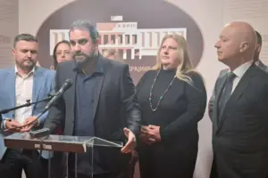 Radivoje Jovović, i zgjedhur kopryetar i Nismës për socializëm demokratik (Foto: Danas)