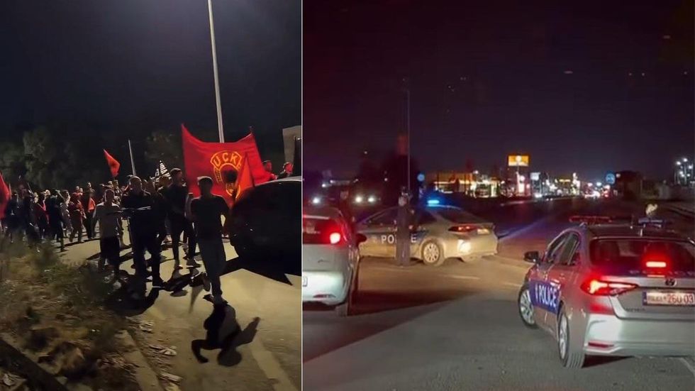Pas tubimit në shesh  protestuesit marshojnë në rrugët e Prishtinës