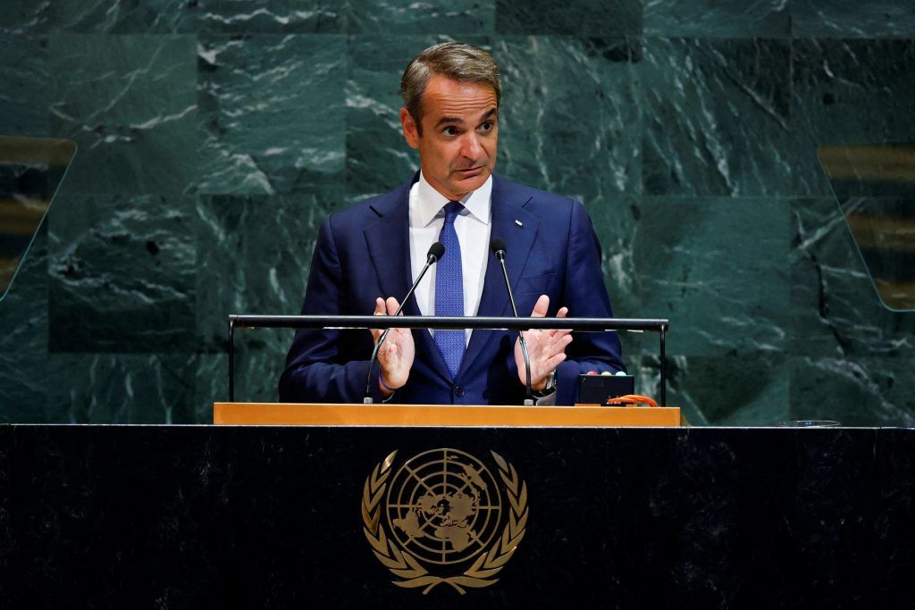 NJU JORK   Mitsotakis  Qiproja është testi i besueshmërisë së Kombeve të Bashkuara