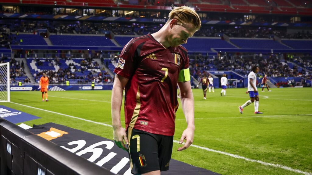 Një minutë jashtë nga rregulli i ri  De Bruyne shfryn ndaj arbitrit në Belgjikë Francë