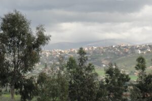 Pamje e qytetit të Khiamit në Libanin jugor