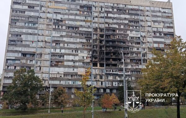 Shkatërrim në Kiev pas sulmit rus