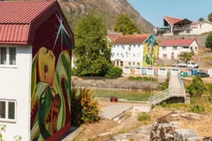 Muralet e reja në fasadat e Shavnikut (Foto: Dan)
