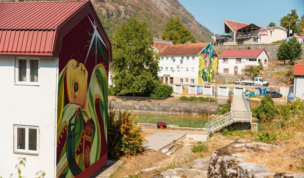 Gjashtë murale të reja në Shavnik  përfundoi edicioni i parë i Mural Lab it