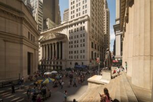Tregtuesit në Bursën e Nju Jorkut, Wall Street
