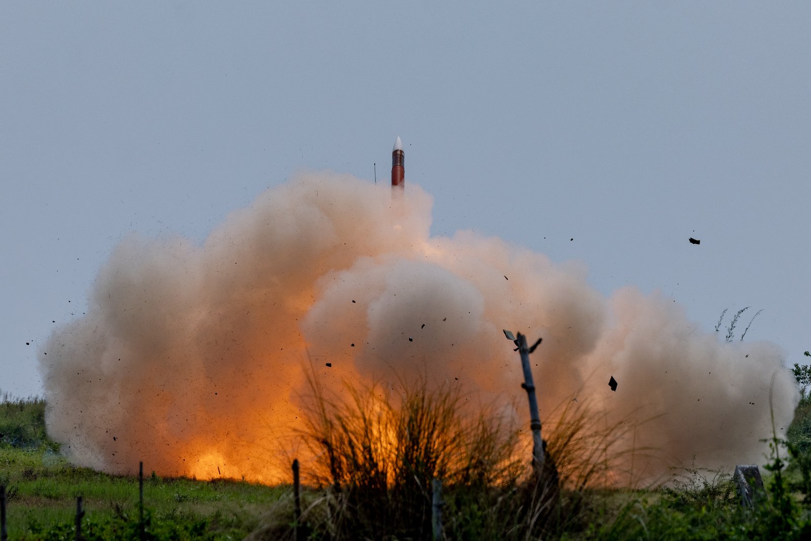 Lëshimi i një rakete Patriot gjatë një stërvitjeje