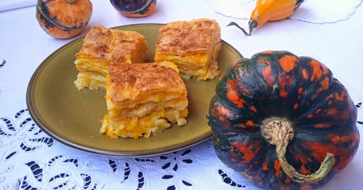 Pite me kungull — petë të holla shtëpie me kungull të ëmbël