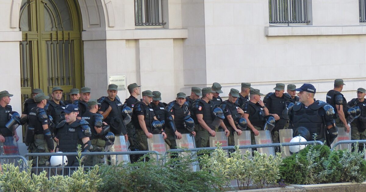 Oficerë policie në Beograd