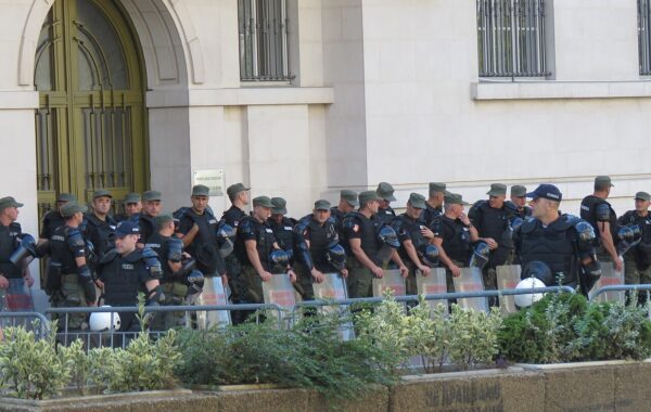 Oficerë policie në Beograd