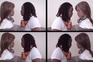 Stephanie Dinkins – still nga video-instalacioni Conversations with Bina48 (2018)