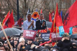 Protestë e mëparshme në Prishtinë në mbështetje të ish-udhëheqësve të UÇK-së — foto ilustruese